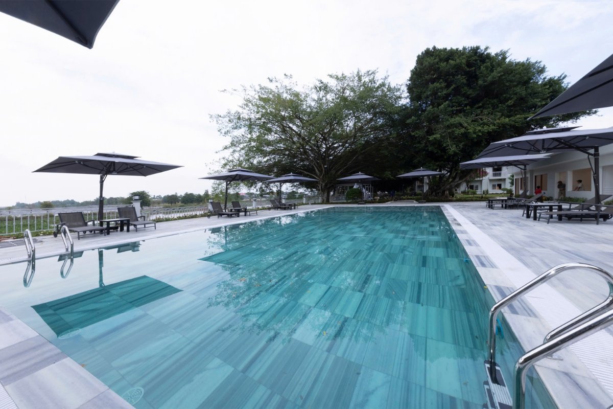 Merperle Nui Sam Resort sở hữu hồ bơi vô cực được mệnh danh là đẹp nhất Châu Đốc