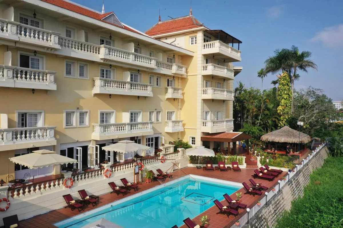 Victoria Châu Đốc khách sạn view sông Hậu cho chuyến du lịch Châu Đốc An Giang!