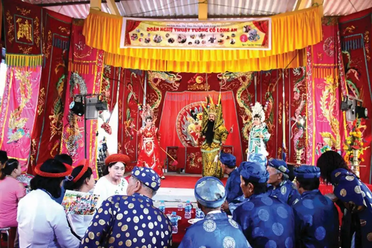 Lễ hội Kỳ Yên tại Đình thần Mỹ Thới nổi bật