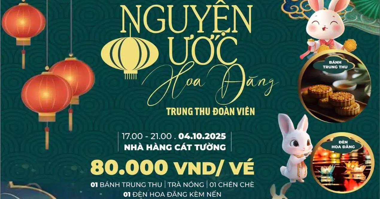 Ước Nguyện Hoa Đăng tại MerPerle Nui Sam Resort