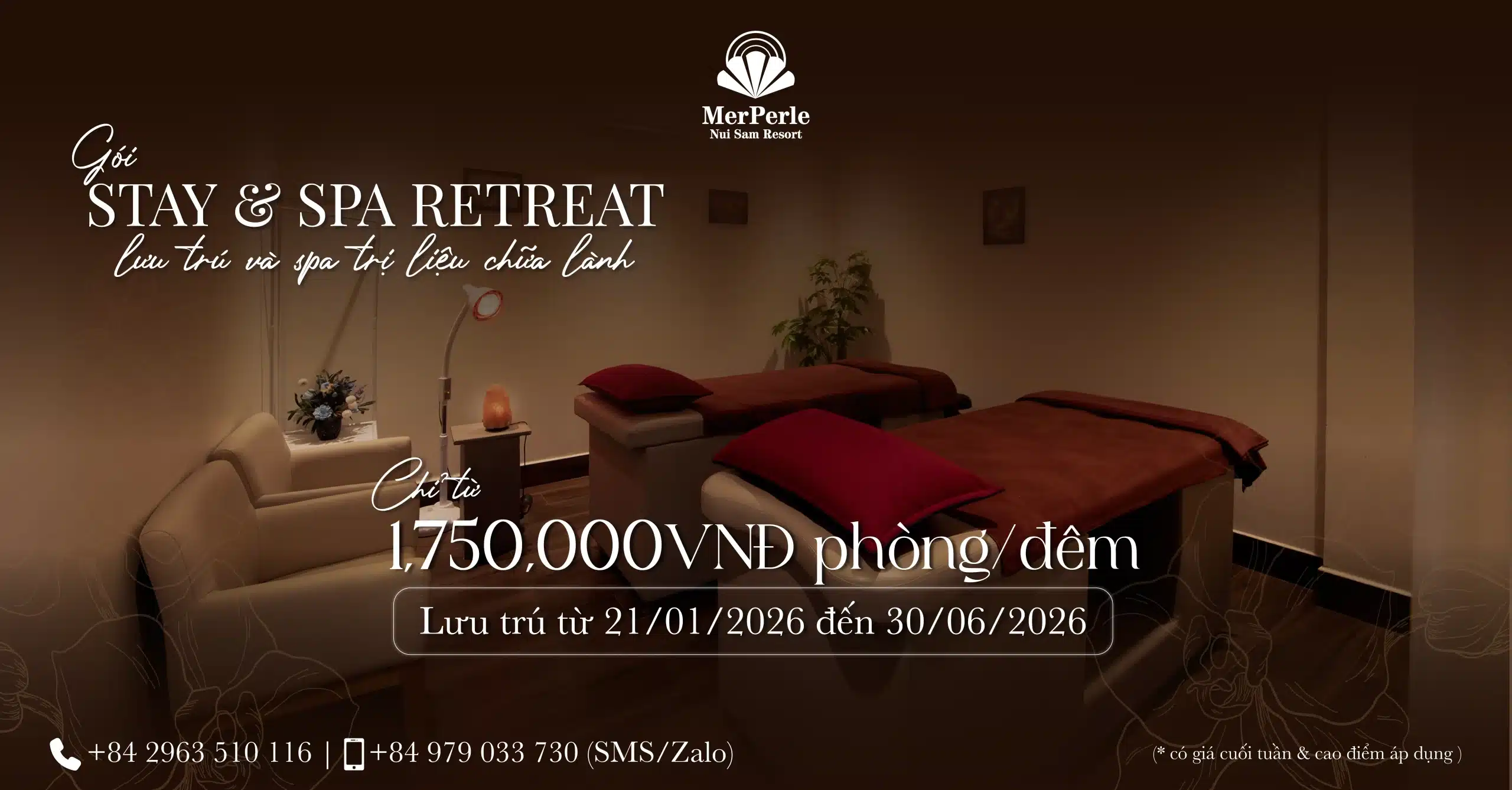 Khuyến mãi gói Stay & Spa Retreat